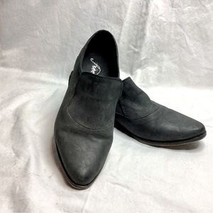 Free People Brady Carbon Suede Loafer size 9.5